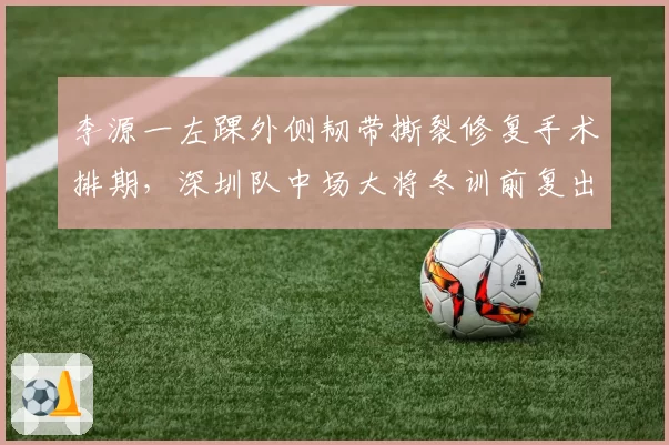 李源一左踝外侧韧带撕裂修复手术排期，深圳队中场大将冬训前复出